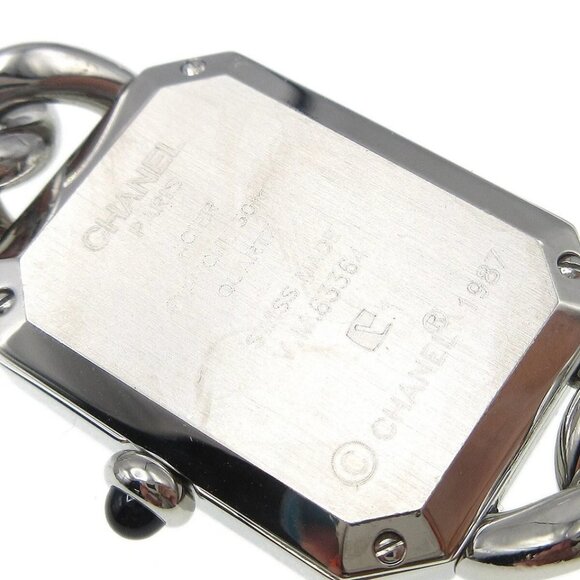 Chanel Premiere Ladies Quartz Watch #L V.M.63364 Silver Stainless Steel 57987 main image 6